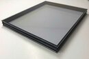 Dreifachscheibe UV-bestndiges Acrylglas (PMMA) opal 40% 3,0 mm schwarz Systemverglasung ISO Torverglasung